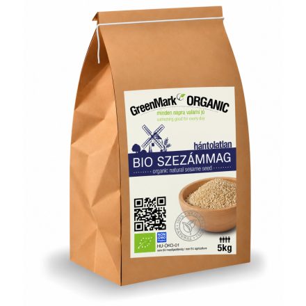 Bio Szezámmag hántolatlan 5 kg GreenMark XXL