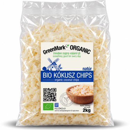 Bio Kókusz chips 2 kg GreenMark XXL