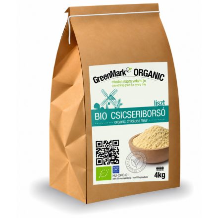Bio Csicseriborsó liszt 4 kg GreenMark XXL