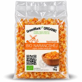 Bio Kandírozott narancshéj 1 kg GreenMark XXL – kandírozott narancshéj