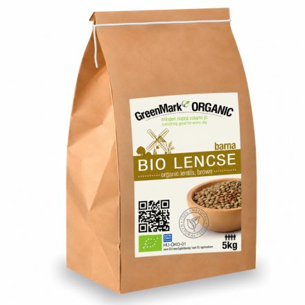 Bio Lencse barna 5 kg GreenMark XXL – 4ELEM