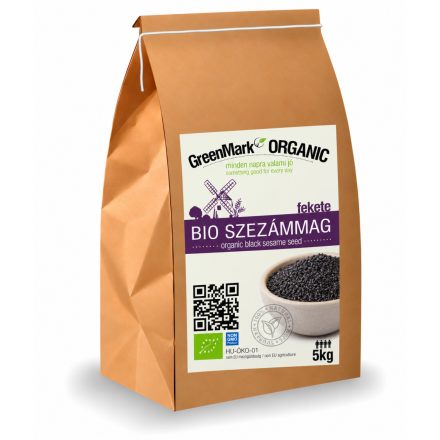 Bio Szezámmag fekete 5 kg GreenMark XXL
