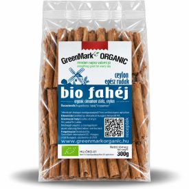 Bio Fahéj Ceylon egész 300 g GreenMark XXL