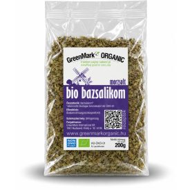 Bio Bazsalikom morzsolt 200 g GreenMark XXL