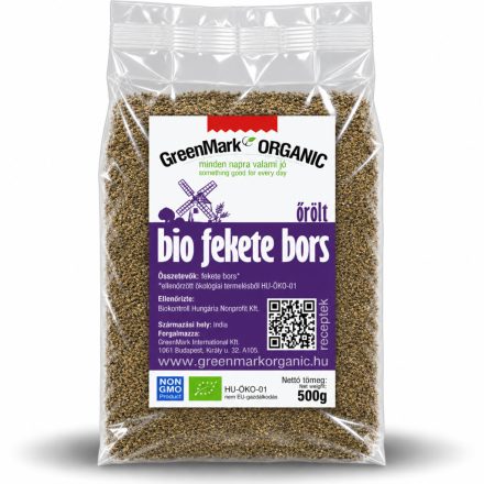 Bio Fekete bors őrölt 500 g GreenMark XXL