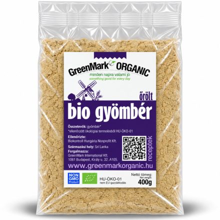 Bio Gyömbér őrölt 400 g GreenMark XXL