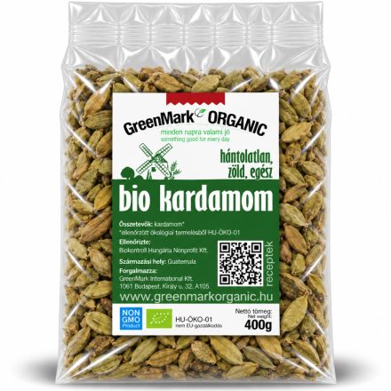 Bio Kardamom egész 400 g GreenMark XXL