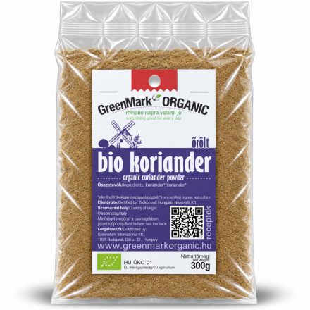 Bio Koriander őrölt 300 g GreenMark XXL