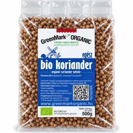Bio Koriander egész 500 g GreenMark XXL