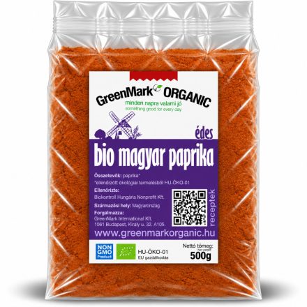 Bio Magyar Paprika édes 500 g GreenMark XXL