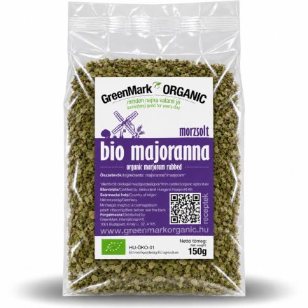 Bio Majoranna morzsolt 150 g GreenMark XXL
