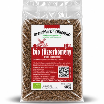 Bio Fűszerkömény egész 500 g GreenMark XXL