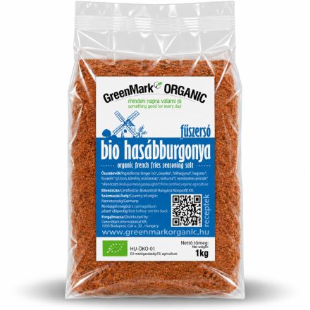 Bio Hasábburgonya fűszersó 1 kg GreenMark XXL