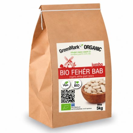 Bio Fehér bab jumbo 5 kg GreenMark XXL – 4ELEM