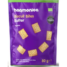 Bio Vajas keksz, mini 80 g Harmonica