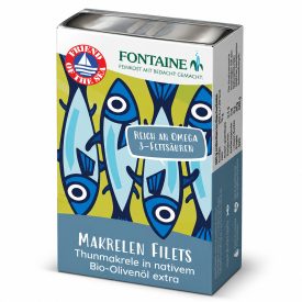Makréla filé BIO extra szűz olívaolajban 120 g Fontaine