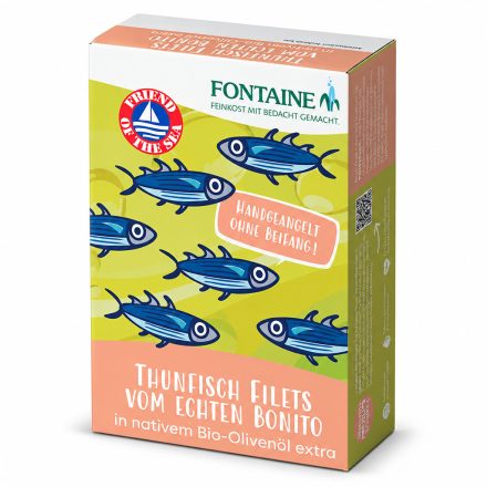 Csíkoshasú tonhal bio olívaolajban 120 g Fontaine
