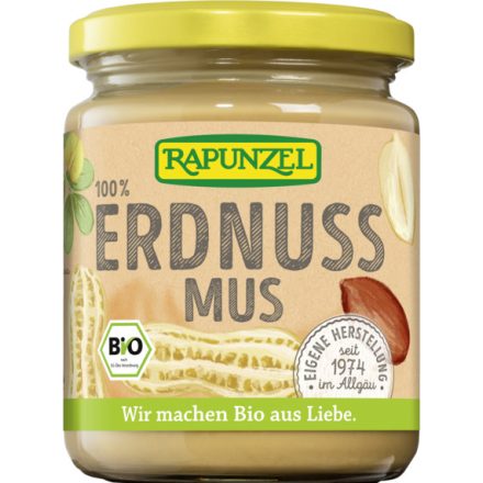 Bio Földimogyorókrém natúr vegán 250 g Rapunzel