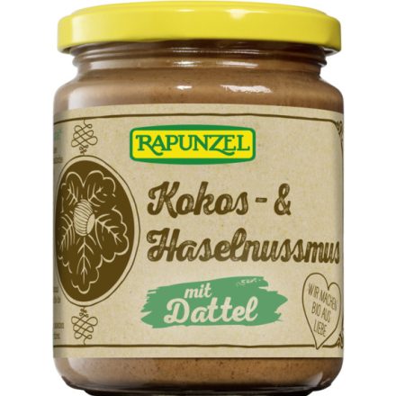Bio Kókusz mogyorókrém datolyával vegán 250 g Rapunzel