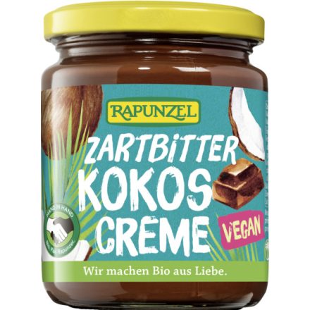 Bio Étcsokoládé- és kókuszkrém 250 g  Rapunzel