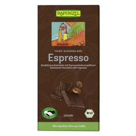 Bio Félédes kávés csokoládé 80 g Rapunzel 