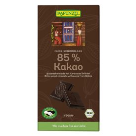 Bio Keserűcsokoládé 85% 80 g Rapunzel 