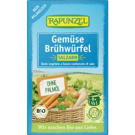 Bio Zöldségleveskocka sószegény 68 g Rapunzel