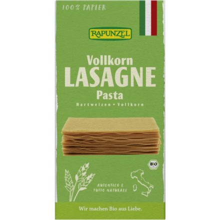 Bio Lasagne teljes kiőrlésű 250 g Rapunzel 
