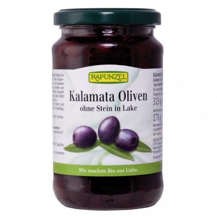 Bio Kalamata olíva magozott lében 315 g Rapunzel 