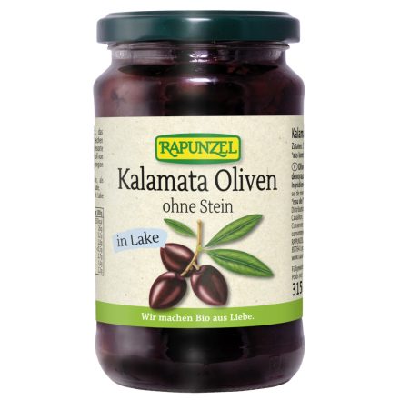 Bio Kalamata olíva magozott lében 315 g Rapunzel 
