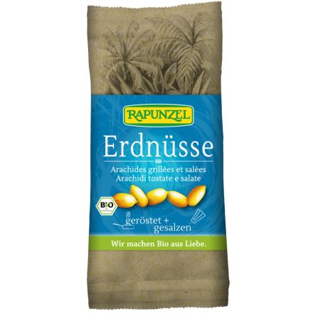 Bio Földimogyoró, pörkölt, sózott 75 g Rapunzel 