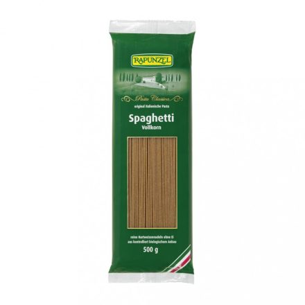 Bio Spagetti teljes kiőrlésű 500 g Rapunzel 