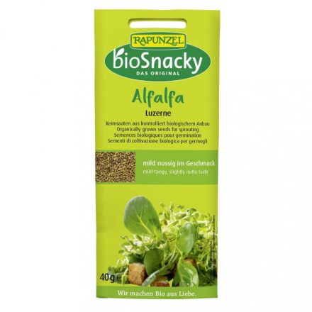 BioSnacky Lucerna csíramag 40 g Rapunzel