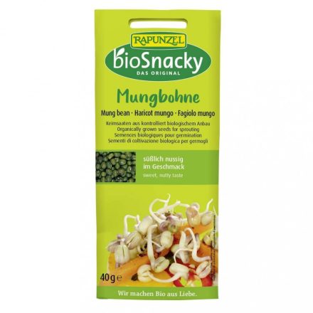 BioSnacky Mungobab csíramag 40 g Rapunzel