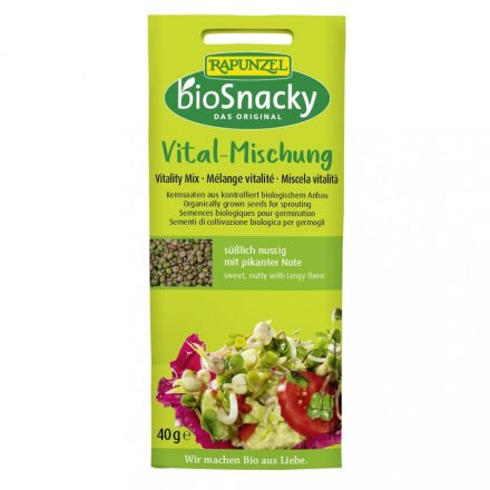 BioSnacky Vitalitás csíramagkeverék 40 g Rapunzel