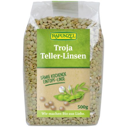 Bio Trójai lencse 500 g Rapunzel 