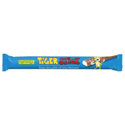 Bio Csokirúd Tigris tejkrémmel töltve 22 g Rapunzel 