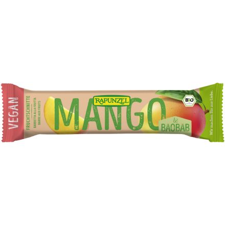 Bio Gyümölcsszelet mangó-baobab 40 g Rapunzel