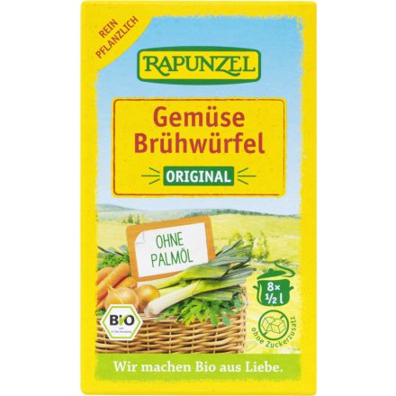 Bio Zöldségleveskocka eredeti 84 g Rapunzel
