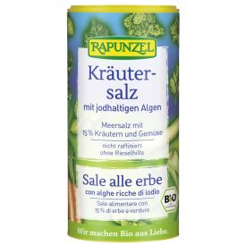 Bio Jódtartalmú fűszersó algával 125 g Rapunzel