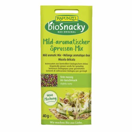 BioSnacky Enyhén aromás csíramagkeverék 40 g Rapunzel