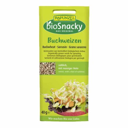 BioSnacky Hajdina csíramag 40 g Rapunzel