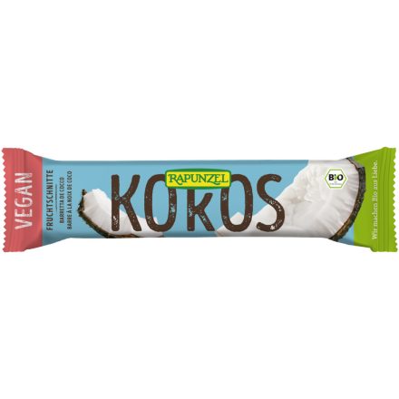 Bio Gyümölcsszelet kókuszos vegán 40 g  Rapunzel