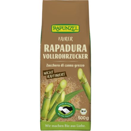 Bio Rapadura barna nádcukor 500 g Rapunzel  – Rapadura barna nádcukor