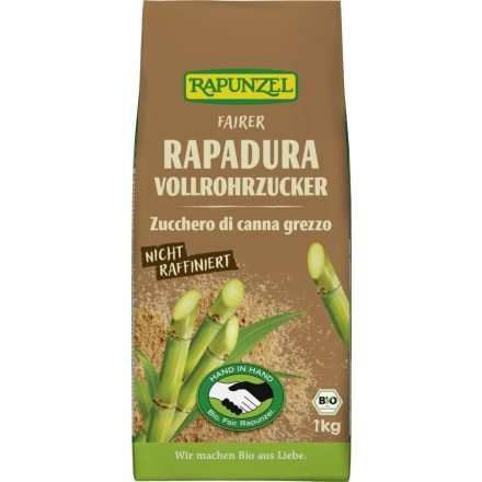 Bio Rapadura barna nádcukor 1 kg Rapunzel 