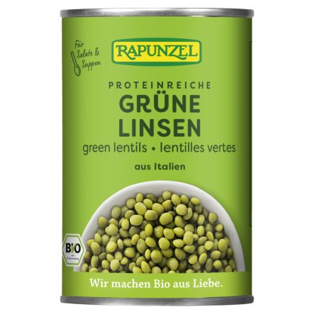 Bio Zöld lencse lében 400 g Rapunzel 