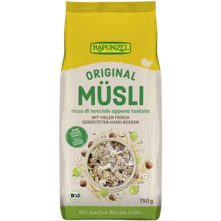 Bio Müzli eredeti (cukormentes) 750 g Rapunzel 