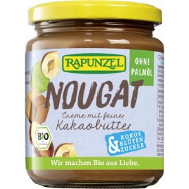   Bio Mogyorós nugátkrém pálmaolaj nélkül kókuszvirág cukorral 250 g Rapunzel 