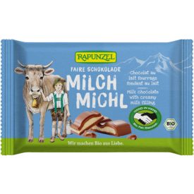 Bio Tejkrémmel töltött tejcsokoládé 100 g Rapunzel 