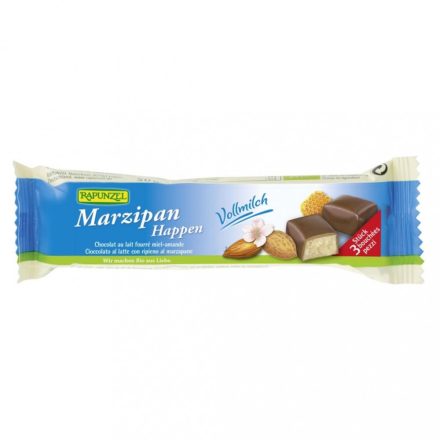 Bio Marcipán kockák tejcsok bevonattal 50 g Rapunzel 